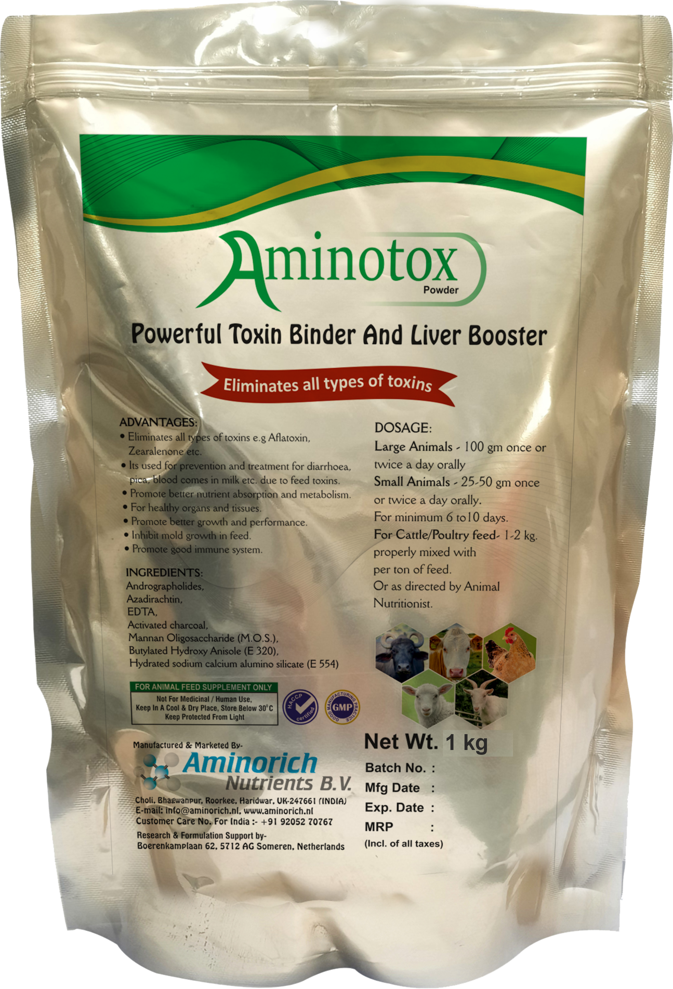 Aminotox Powder - Powerful Toxin Binder & Liver Booster for cattle