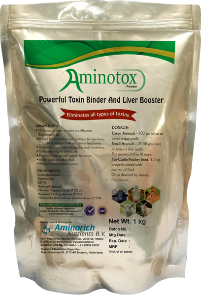 Aminotox Powder - Powerful Toxin Binder & Liver Booster for cattle