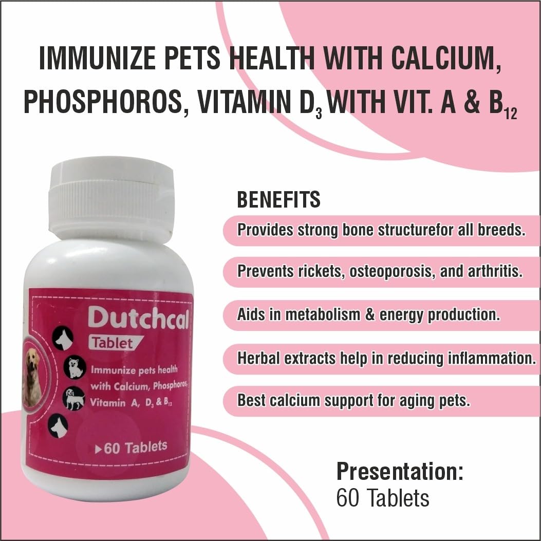 Dutchcal Pet Tablet | 60 Tablets