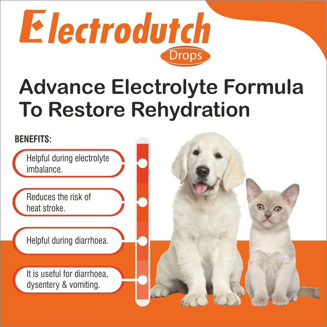 Electrodutch Pet Drops 30ml | Advance Electrolyte Formula To  Restore Rehydration