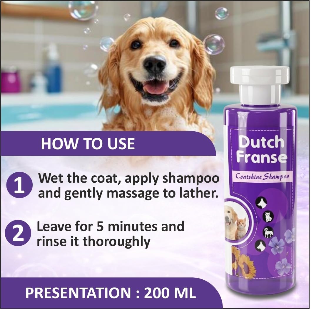 Dutch Franse Coatshine Pet Shampoo | 200 ml