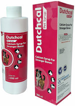Dutchcal Pet Syrup 200ml | Calcium Syrup For  Stronger Bones