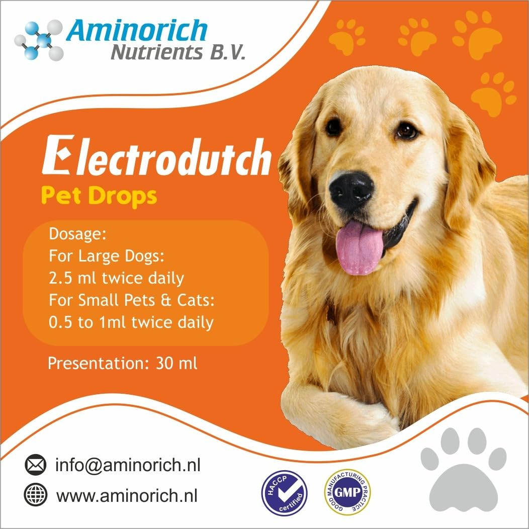 Electrodutch Pet Drops 30ml | Advance Electrolyte Formula To  Restore Rehydration
