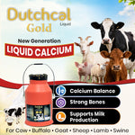 Dutchcal Gold Liquid Calcium Supplement for Cattle, Buffalo, Goat & Sheep 10ltr
