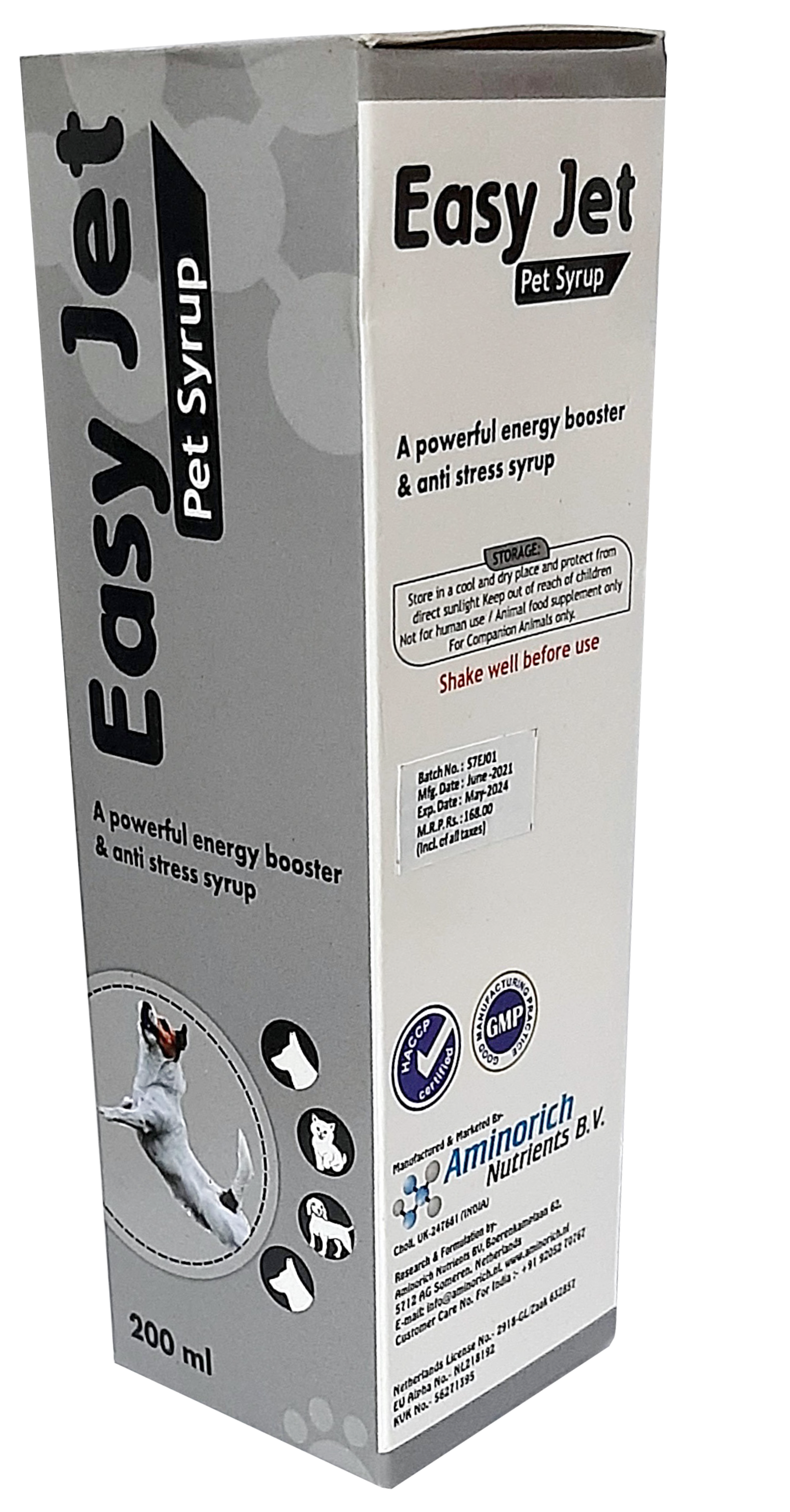 Easy Jet Pet Syrup