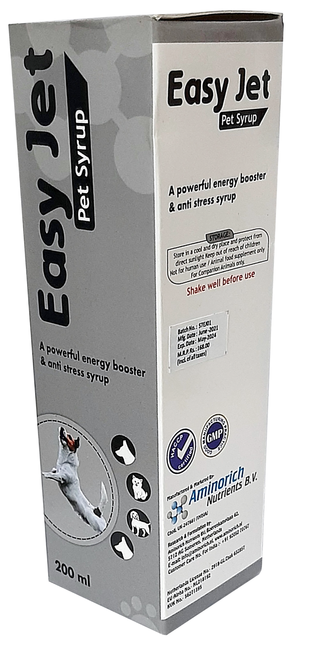 Easy Jet Pet Syrup