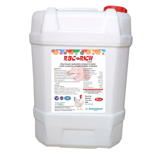 RBC-RICH Hematinic Syrup – Blood Booster & Haemoglobin Stimulant  5L
