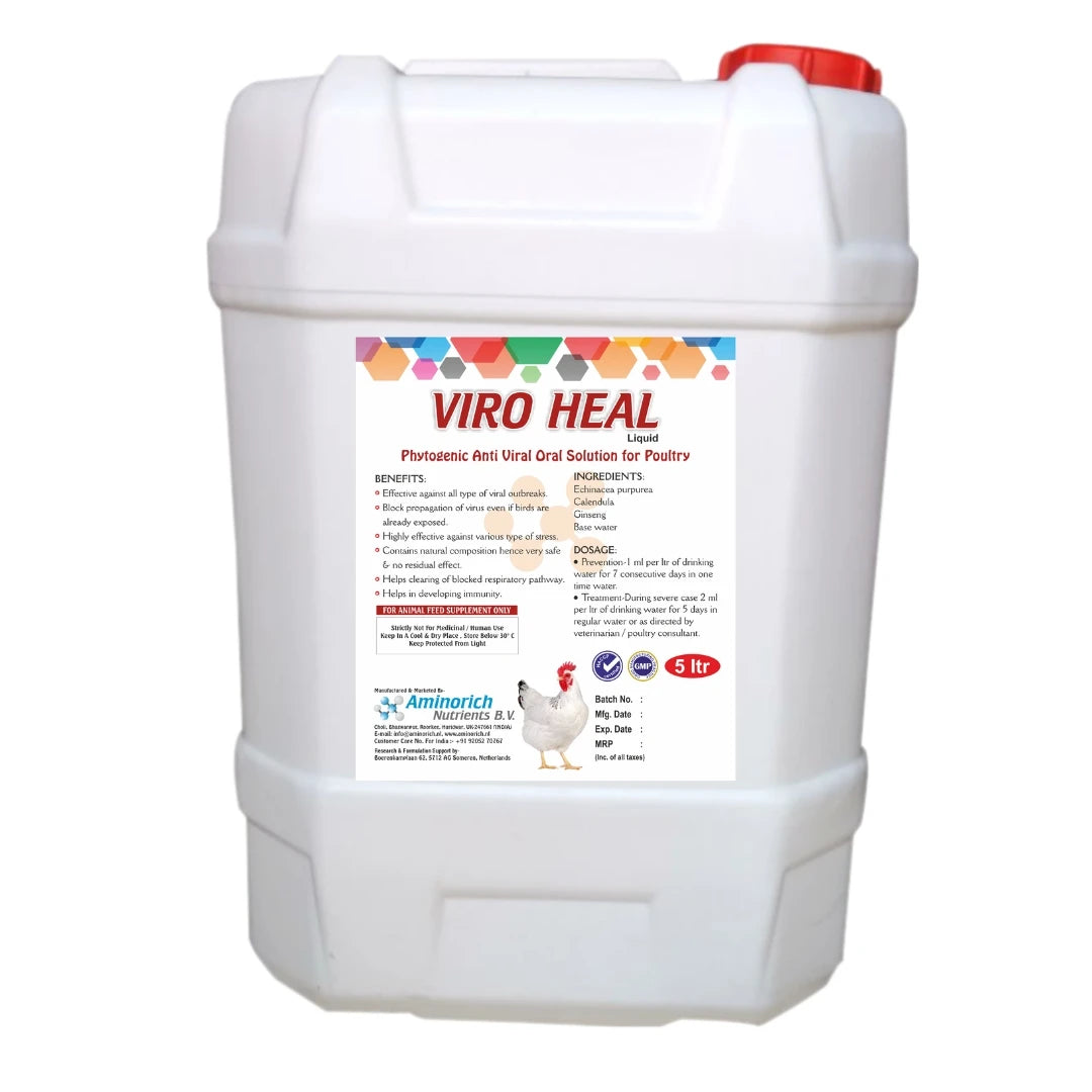 VIRO HEAL Liquid – Phytogenic Solution for Immunity Against Virus 5L