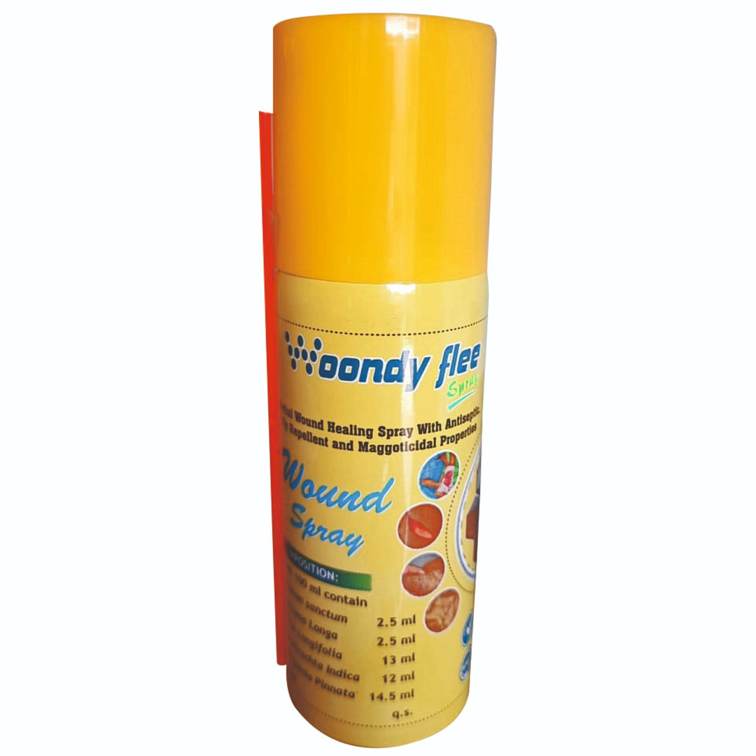 Woondy Flee Spray 100ml | Herbal Wound, Maggot & FMD Spray