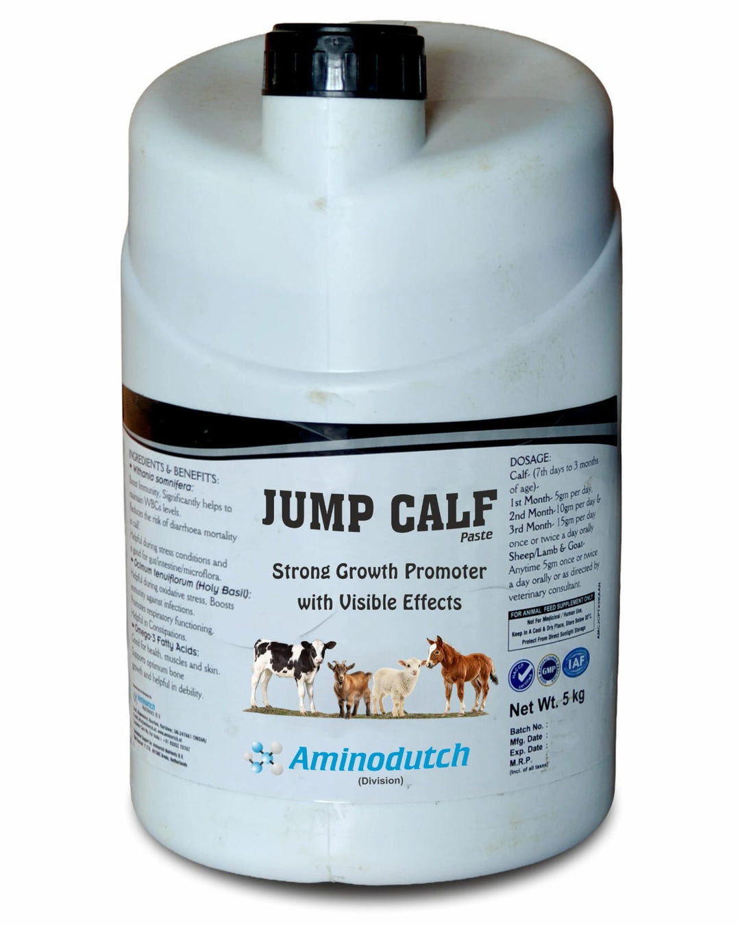 Jump Calf Paste 5Kg | Strong Growth Promoter with  Visible Effects