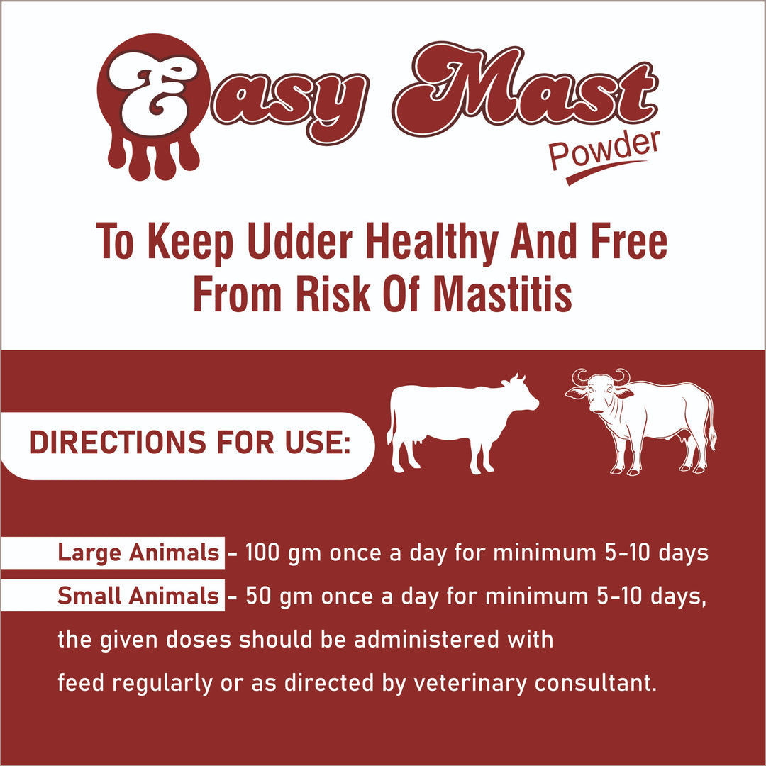 Easy Mast Powder 300g | To Keep Udder Healthy And Free  From Risk Of Mastitis