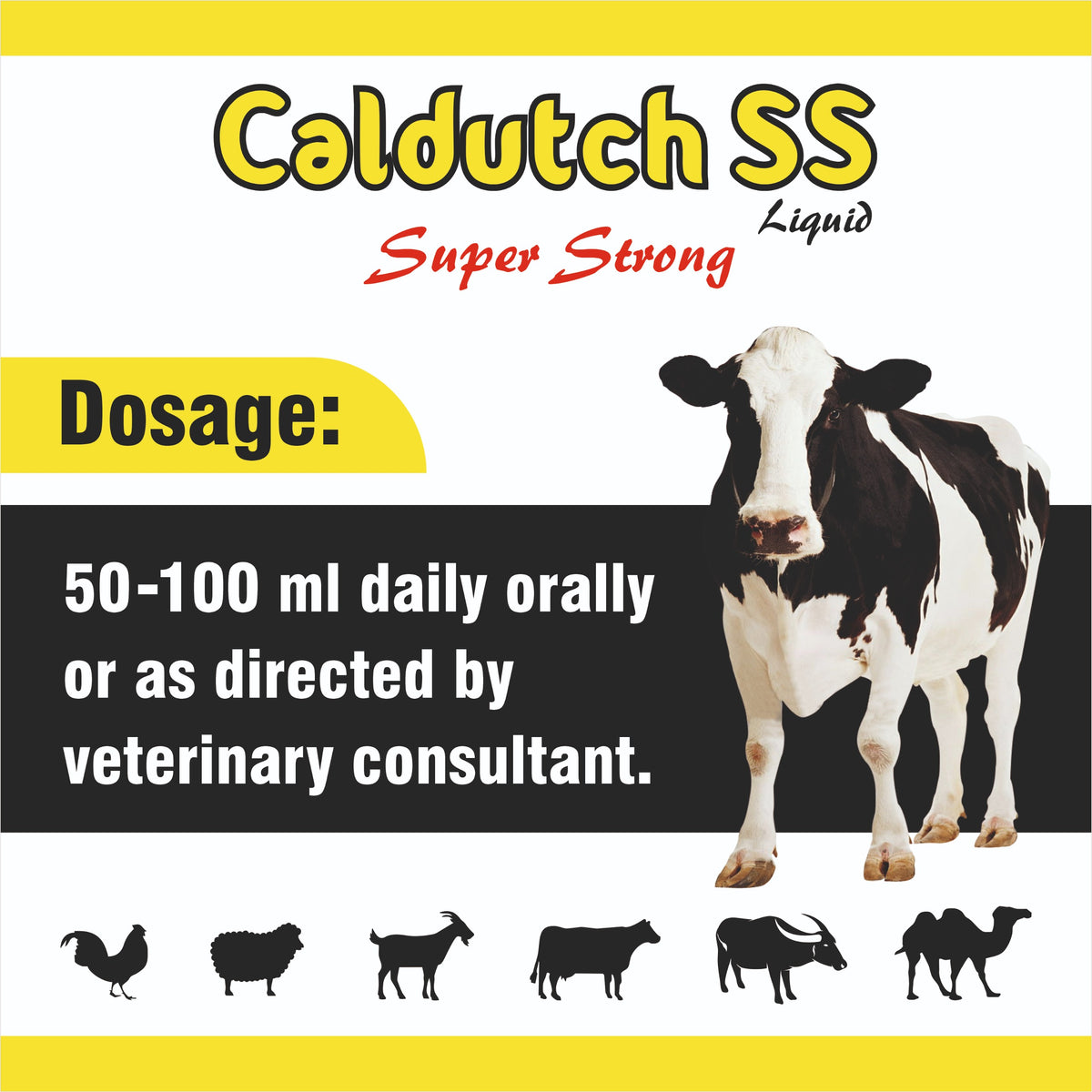 Caldutch SS Liquid 5L | Maintains Calcium Level In Blood | Promotes  Milk Production And Lactation Period