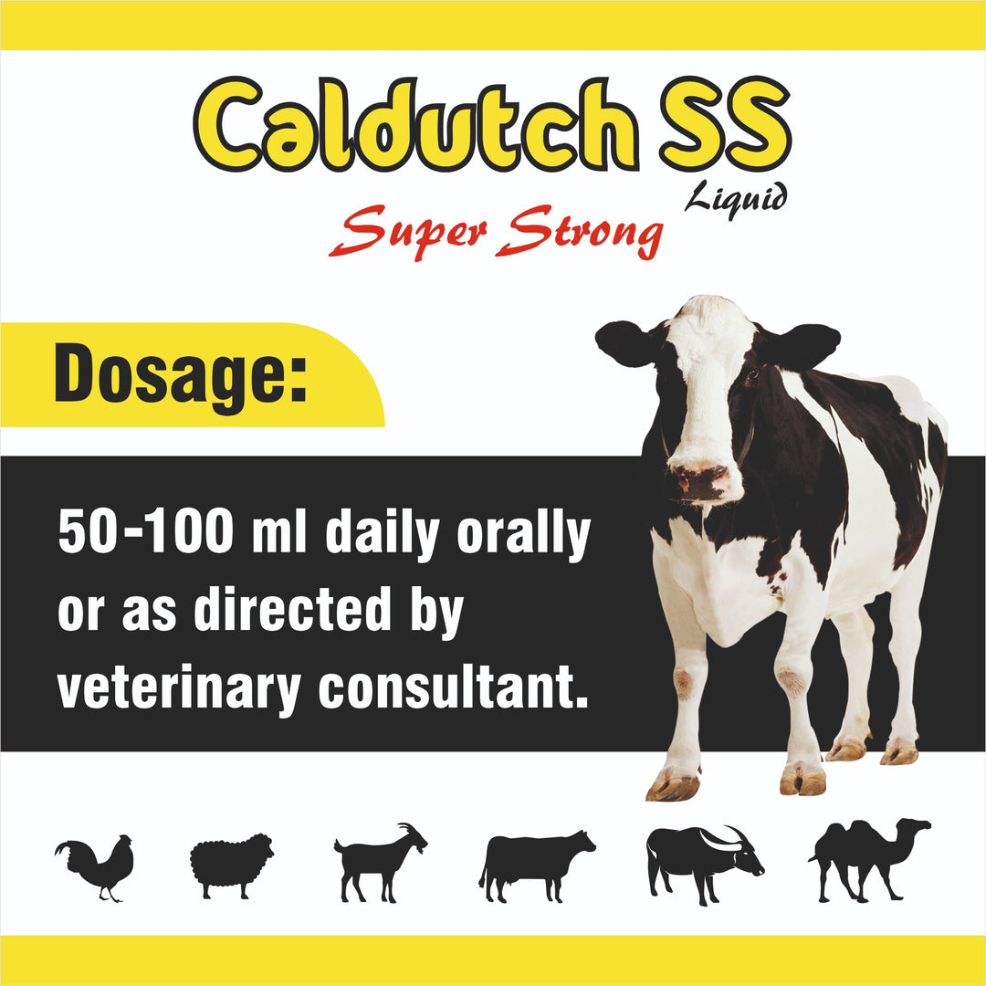 Caldutch SS Liquid 5L | Maintains Calcium Level In Blood | Promotes  Milk Production And Lactation Period