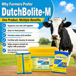 DutchBolite-M Powder | Veterinary Feed Supplement for Cattle & Buffalo | Advanced Transition Nutrition | 20 Pouches × 50 g (1 kg)